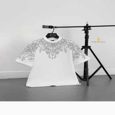 Premium COS Terry Fabric Drop Shoulder T-shirts-F