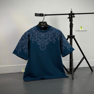 Premium COS Terry Fabric Drop Shoulder T-shirts-F