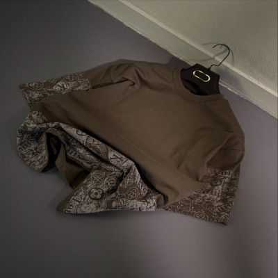 Premium COS Terry Fabric Drop Shoulder T-shirts-F